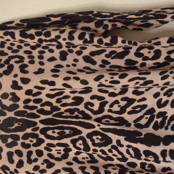 Ellison Linen Cotton Blend Oversized Cheeta Animal Print Boho Pullover Sz Large - Picture 10 of 13